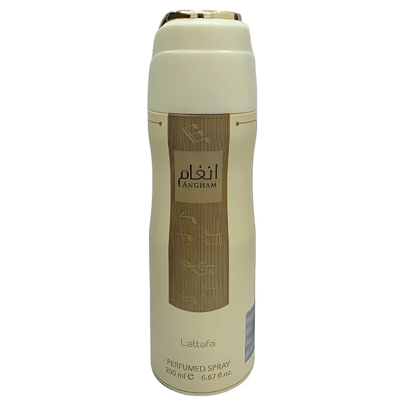 Lattafa Angham Perfumed Deodorant Spray, (6.67 oz) -200ml.
