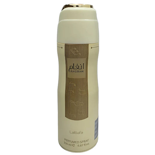 Lattafa Angham Perfumed Deodorant Spray, (6.67 oz) -200ml.