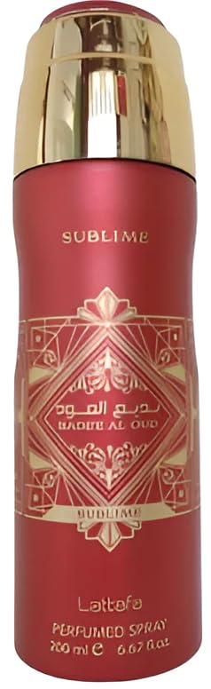 Bade'e Al Oud Sublime Lattafa Spray Deodorant 200ML for women and men