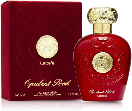 Opulent Red Lattafa Perfumes for women and men