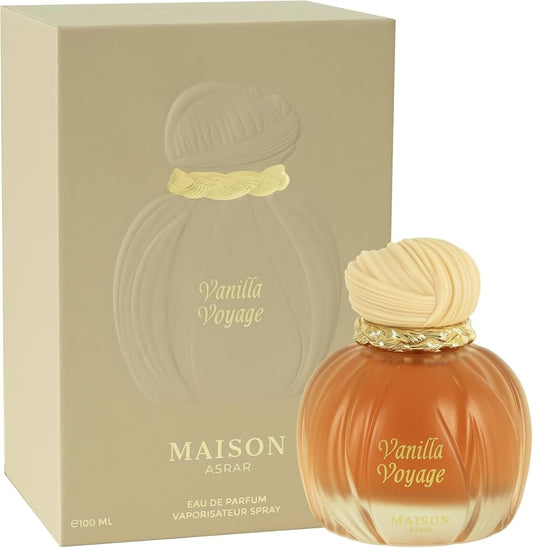 Maison Asrar Vanilla Voyage EDP 100ml (Unisex) | Caramel, Vanilla & Honey Perfume in Kenya | Oriental Gourmand