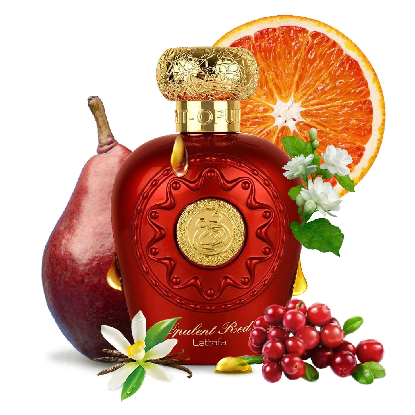Opulent Red Lattafa Perfumes for women and men