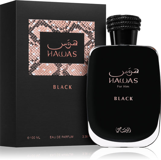 Rasasi Hawas Black for Him Eau de Parfum 100ml