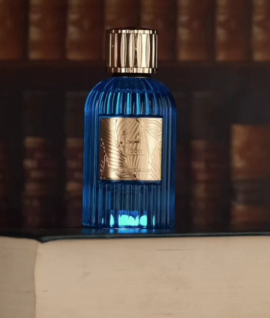 Qissa Blue by Paris Corner – Eau de Parfum, 3.4 fl oz – Unisex | Long-Lasting Fragrance